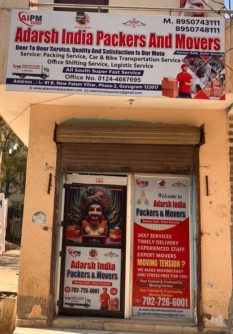 Adarsh packers and movers Gurgaon